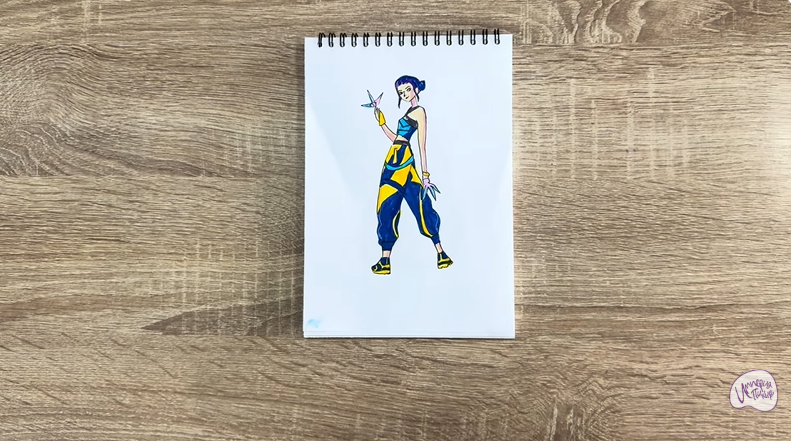 Рисуем Зои из "Кейпоп"