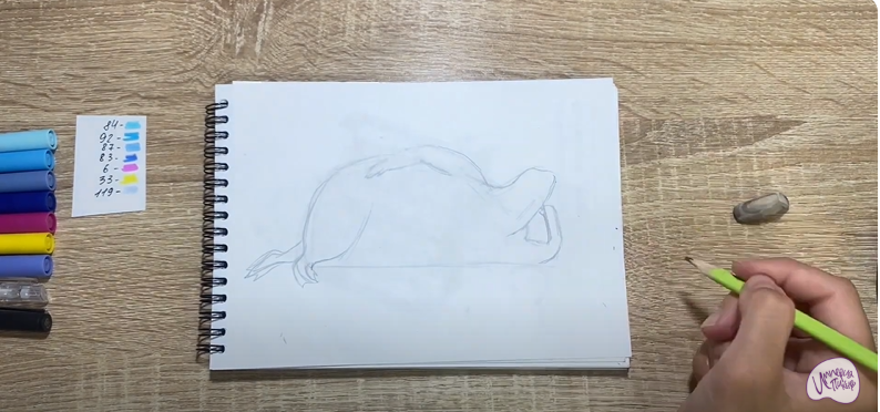 Рисуем Водяной из "Кощей. Начало"