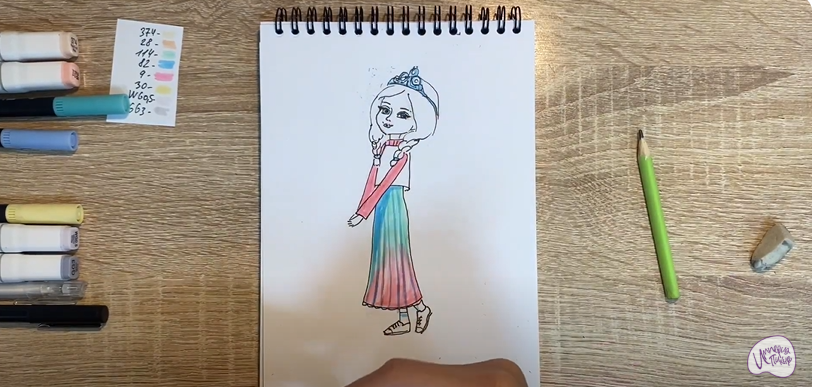 Рисуем Алёнка из "Царевны"