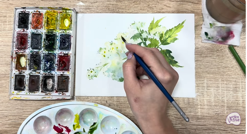 Рисуем Таволга