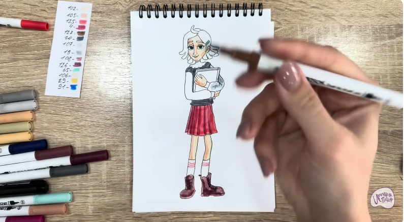 Рисуем Рина Винилион из" Доктор Динозавров"