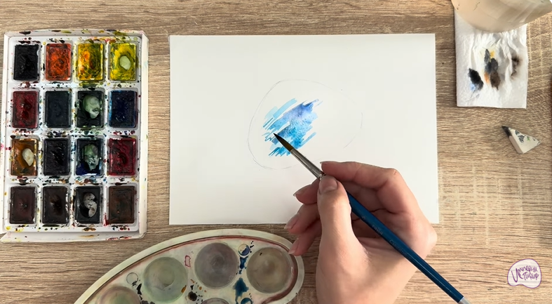 Рисуем Лунный камень