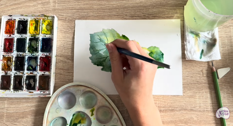 Рисуем Лещина