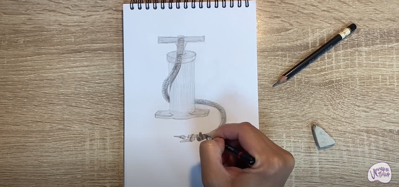 Рисуем Ручной насос