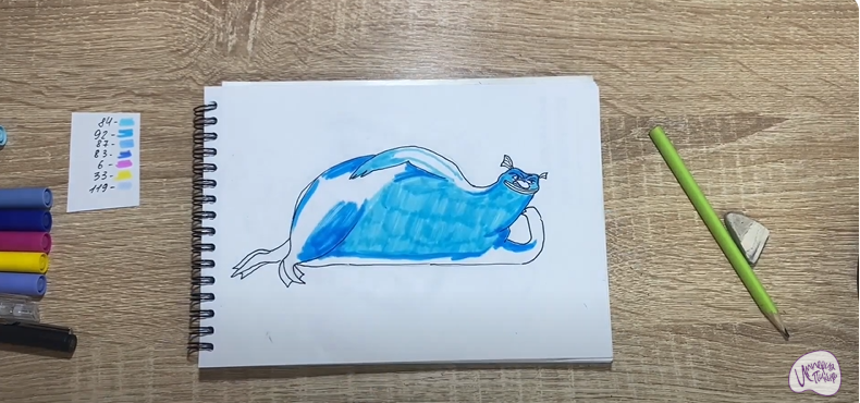 Рисуем Водяной из "Кощей. Начало"