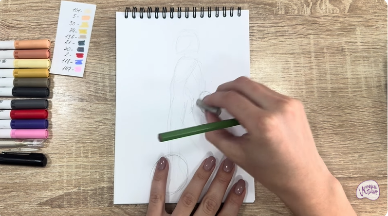 Рисуем ГоГо Томаго из "Город героев"