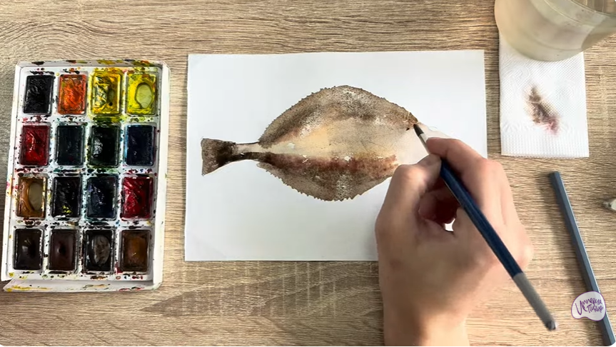 Рисуем Палтус
