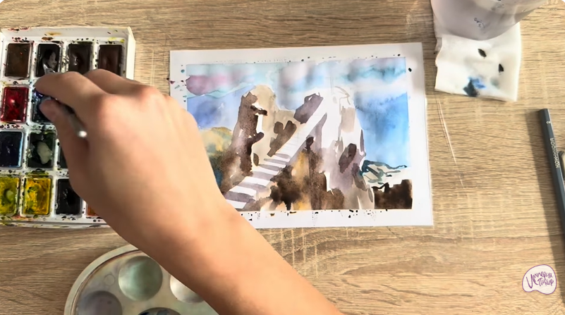 Рисуем Гора Ай-Петри