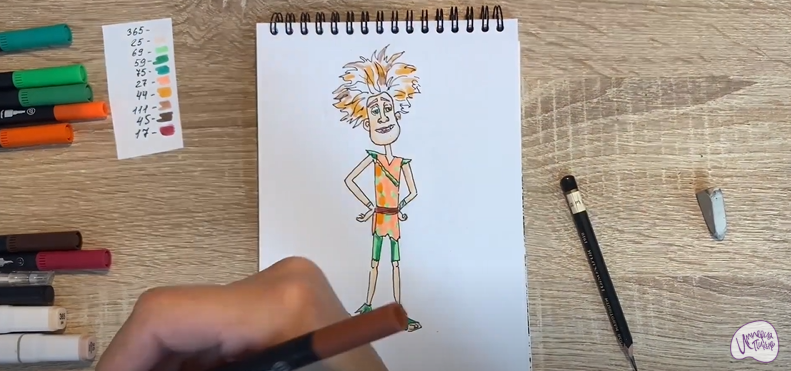 Рисуем Маракуда из мультфильма "Маракуда"