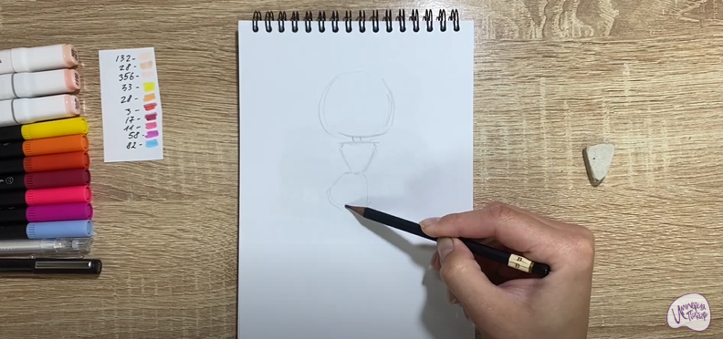 Рисуем Глория из "Геройчики"