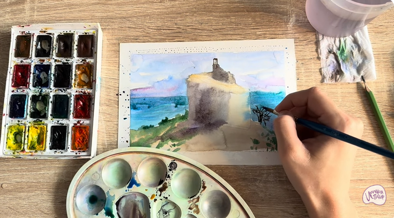 Рисуем Чобан-Кале