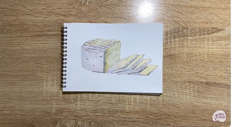 Рисуем Сыр "Фета"