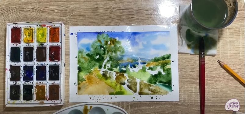 Рисуем Плёс