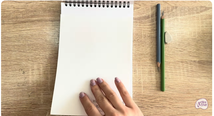 Рисуем Невидимка для волос