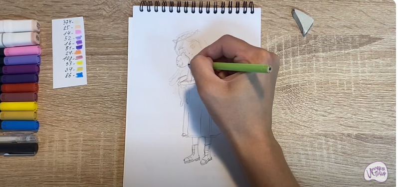 Рисуем Соня из "Царевны"