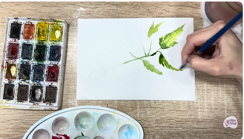 Рисуем Таволга