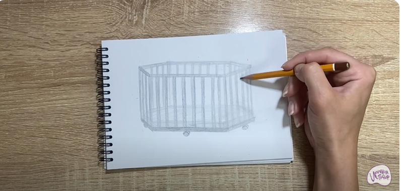Рисуем Детский манеж