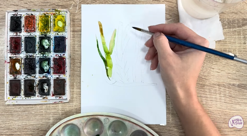 Рисуем Аир болотный