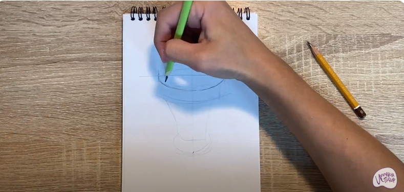 Рисуем Чаша для кальяна