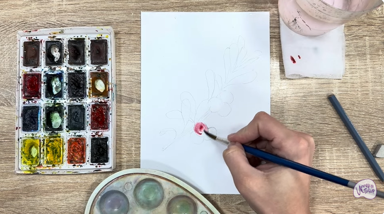 Рисуем Толокнянка