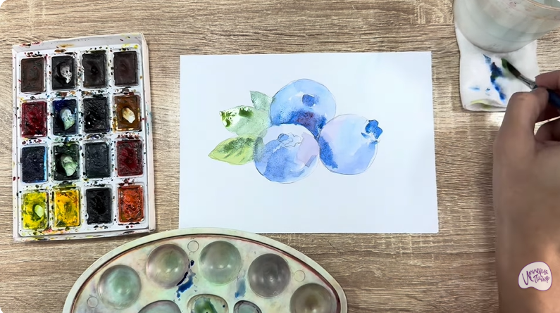 Рисуем Голубика