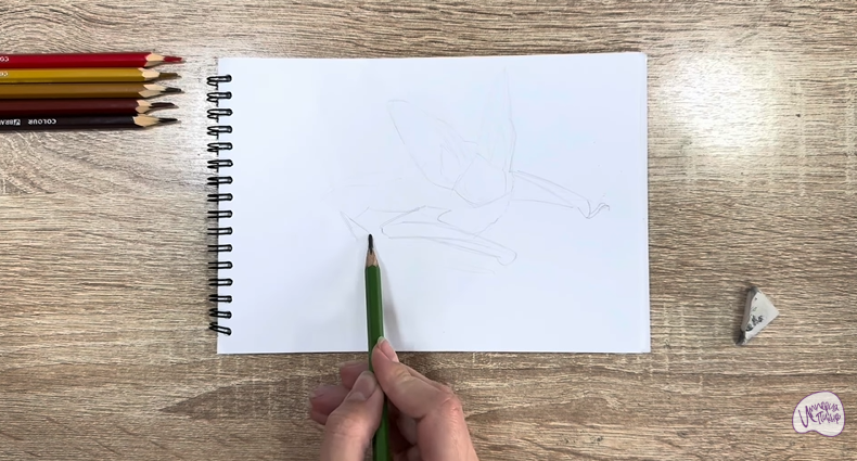 Рисуем Бурый ушан