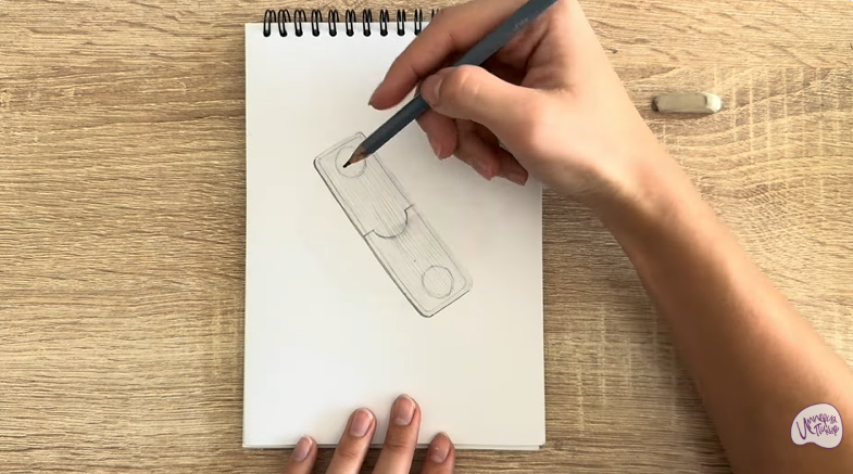 Рисуем Закладка для книг 