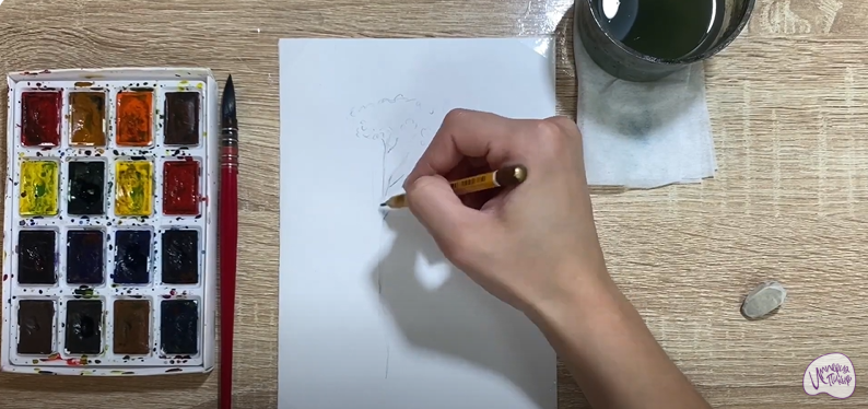 Рисуем Тысячелистник