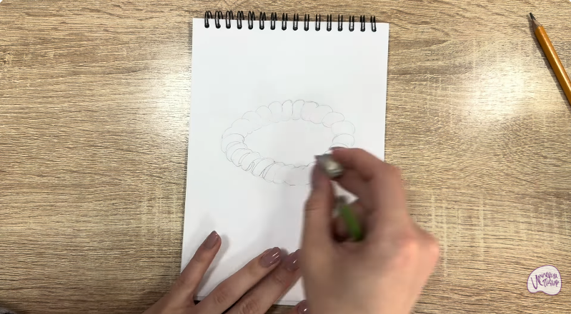 Рисуем Резинка-пружинка