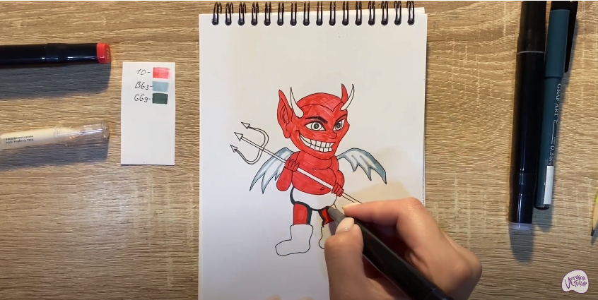 Рисуем Дьявол