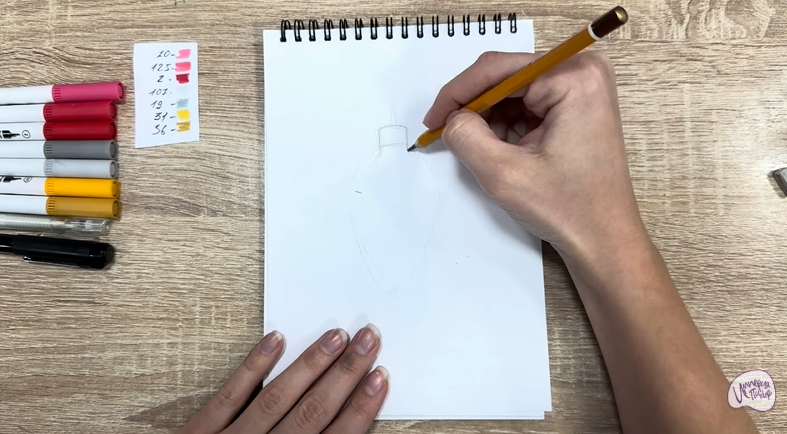 Рисуем Ёлочная игрушка