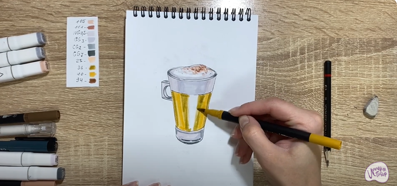 Рисуем Раф кофе