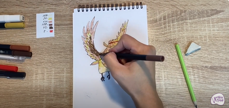 Рисуем Сова из "Царевны"