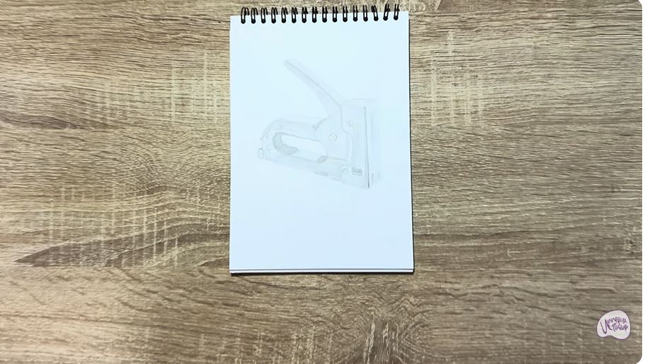 Рисуем Строительный степлер