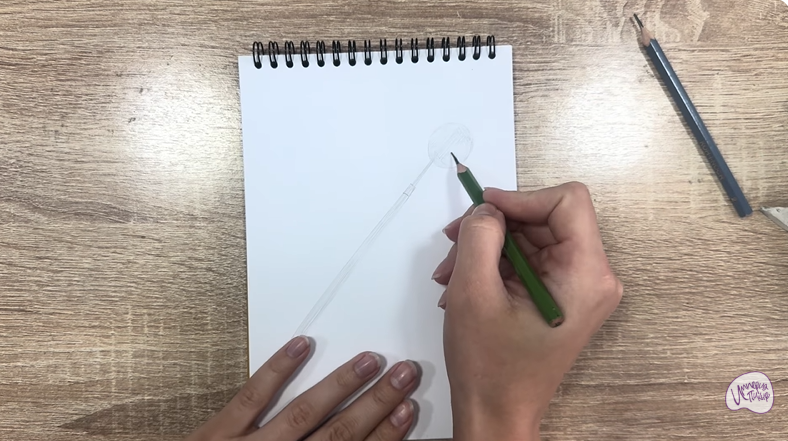 Рисуем Стоматологическое зеркало