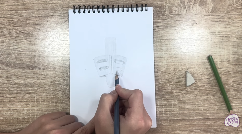 Рисуем Держатель для ручки