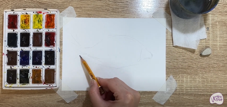 Рисуем Лещ