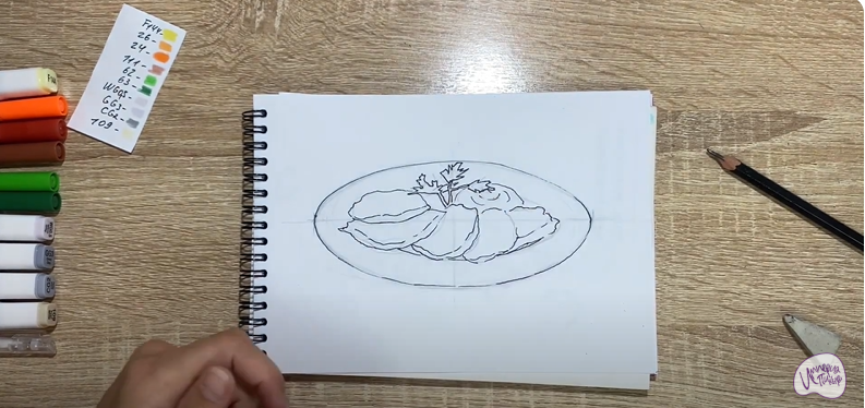 Рисуем Драники