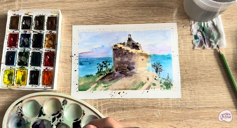 Рисуем Чобан-Кале