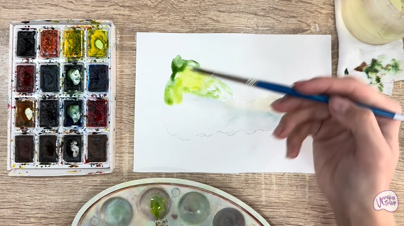 Рисуем Пекинская капуста