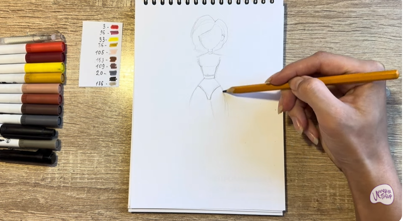 Рисуем Эластика из "Суперсемейка"