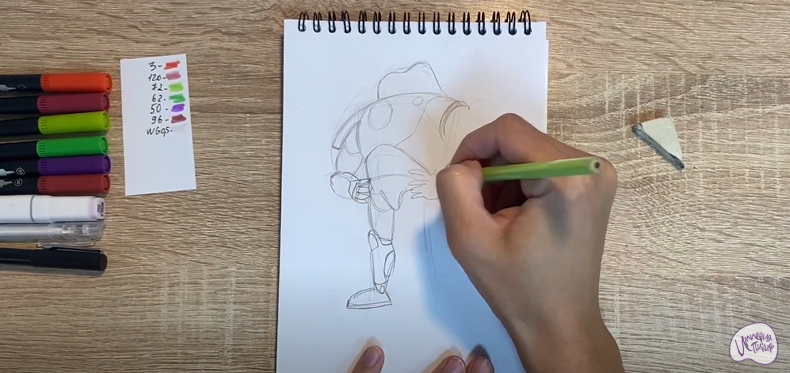 Рисуем Супергерой из "Геройчики"