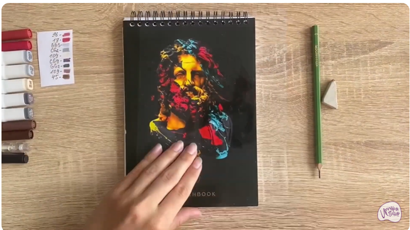 Рисуем Шнюк из "Лунтика"