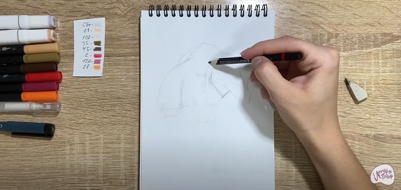 Рисуем Карлик Нос