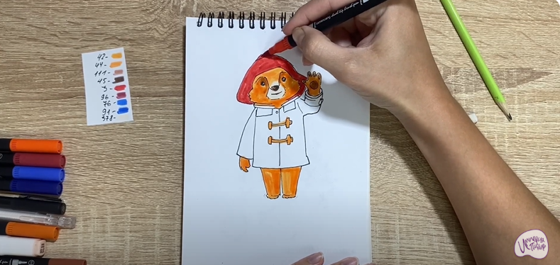 Рисуем Паддингтон