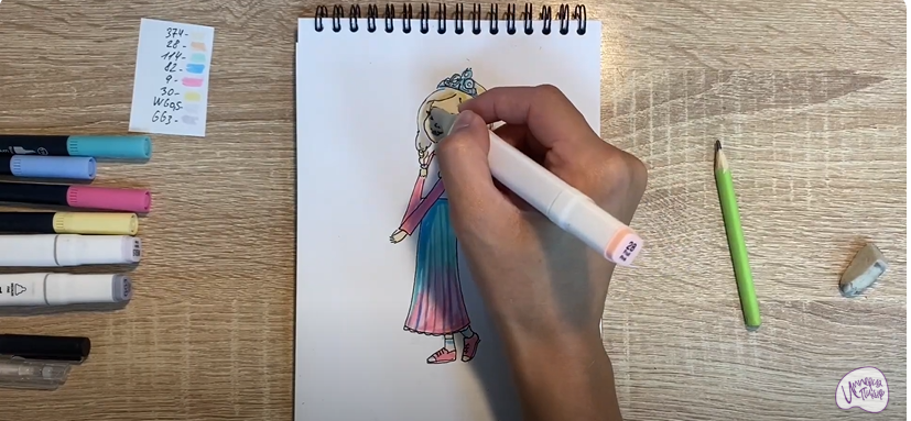 Рисуем Алёнка из "Царевны"
