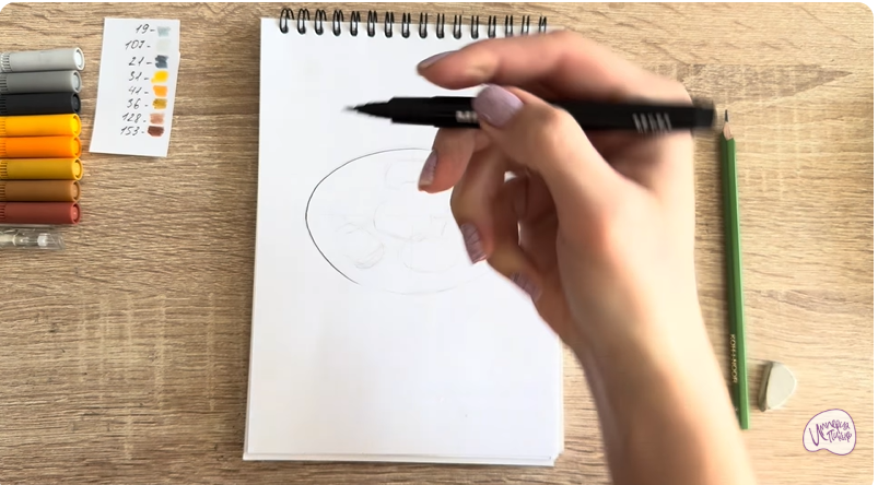 Рисуем Десерт "Тулумба"