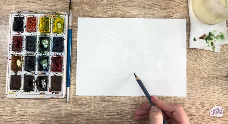 Рисуем Пекинская капуста