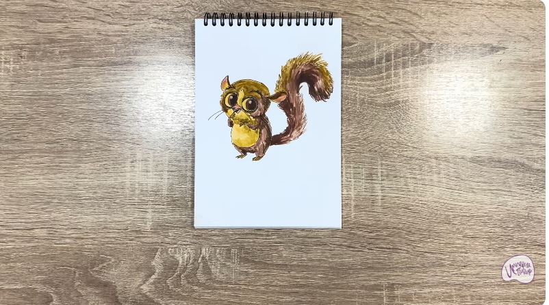 Рисуем Морт из "Мадагаскар"