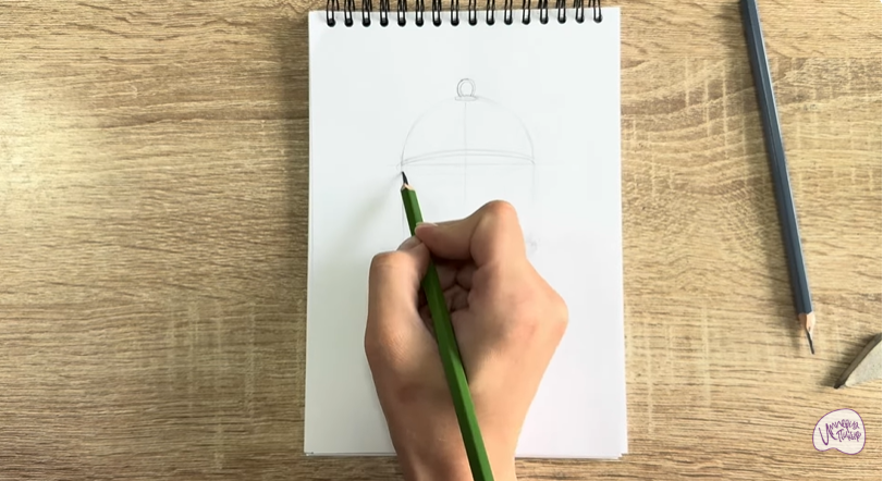 Рисуем Клетка для птиц